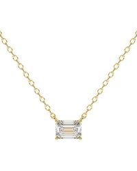 Lab Grown Diamonds - 14K 0.25 Ct. Tw. Lab-Grown Diamond Necklace - Lyst