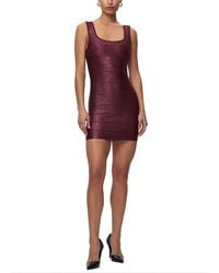 Hervé Léger - The Metallic Gabriella Dress - Lyst