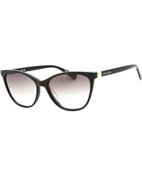 Longchamp - Black Cat Eye Gradient Sunglasses - Lyst