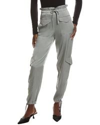 Ganni - Washed Satin Pant - Lyst