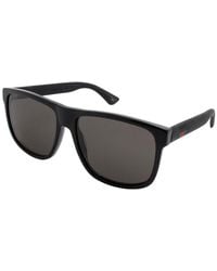 Gucci - Gg0010 Rectangle-frame Sunglasses - Lyst