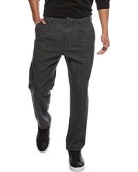 Rag & Bone - Evan Wool & Linen-Blend Pleated Trouser - Lyst