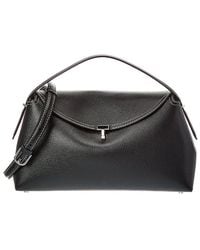 TOTEME - T-lock Leather Top Handle Shoulder Bag - Lyst
