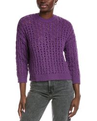 Autumn Cashmere - Cotton By Puff Stitch Sweater - Lyst