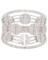 Diana M. Jewels - Fine Jewelry 14k 0.50 Ct. Tw. Diamond Half-eternity Ring - Lyst
