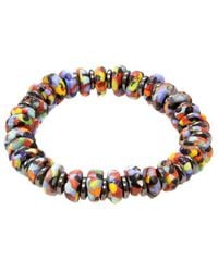 jean claude - Dell Arte By Beaded Krobo Stretch Bracelet - Lyst