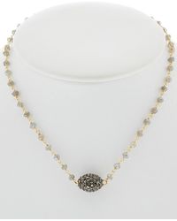 Rachel Reinhardt Jewelry - 14k Over Silver Labradorite & Crystal Necklace - Lyst
