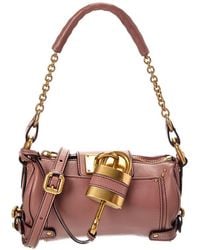 Chloé - Paddington Small Grained Leather Shoulder Bag - Lyst