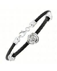 Gemstones - 0.03 Ct. Tw. Diamond Bangle - Lyst