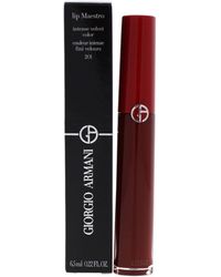 Giorgio Armani - 0.22Oz #201 Dark Velvet Lip Maestro Liquid Lipstick - Lyst