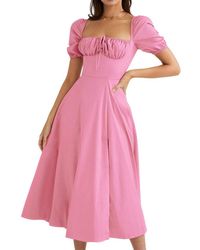 Nia - Midi Dress - Lyst