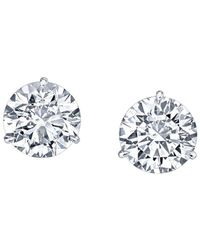 Lab Grown Diamonds - 14K 6.00 Ct. Tw. Lab-Grown Diamond Earrings - Lyst