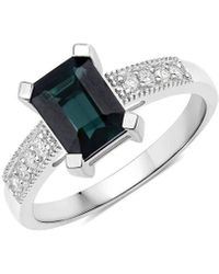 Diana M. Jewels - Fine Jewelry 14k 1.91 Ct. Tw. Diamond & Green Tourmaline Ring - Lyst