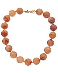 Kenneth Jay Lane - Plated Beaded Necklace - Lyst
