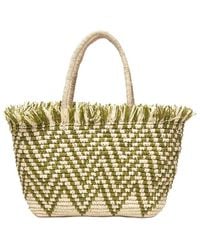 Mar Y Sol - Bahia Raffia Tote - Lyst