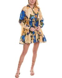 FARM Rio - Mandacaru Floral Hilma Mini Dress - Lyst