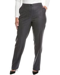 Marina Rinaldi - Plus Banda Long Wool & Silk-Blend Trouser - Lyst
