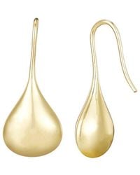 Adornia - 14K Plated Rain Drop Wire Earrings - Lyst