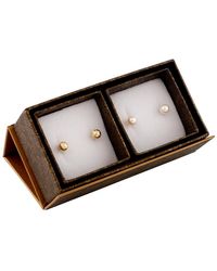 Splendid - Splendid Freshwater Pearls 14k 6-6.5mm Freshwater Pearl Set Of 2 Studs - Lyst