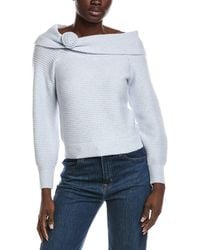 525 America - Elizabeth Off-The-Shoulder Pullover - Lyst