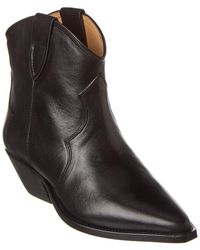 Isabel Marant - Dewina Leather Bootie - Lyst