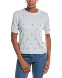 MILLY - Rosalyn Knit Top - Lyst