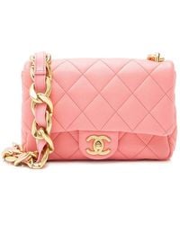 CHANEL - Pink Lambskin Funky Town Small Flap Bag (authentic Pre-loved) - Lyst