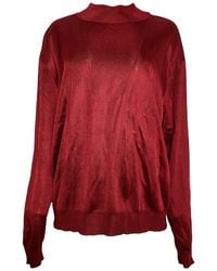Alaïa - Alaïa Mock Neck Sweater (authentic Pre-loved) - Lyst