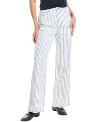 DL1961 - Gisele High-Rise Nautical Stripe Wide Leg Jean - Lyst