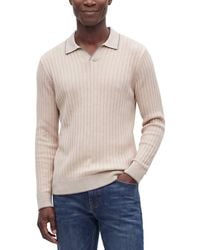 RAFFI - Wool-Blend Drop Needle Shirt - Lyst