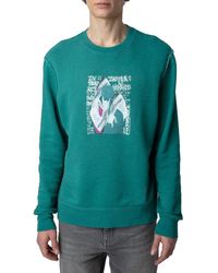 Zadig & Voltaire - Simba Photoprint Graffiti Sweatshirt - Lyst