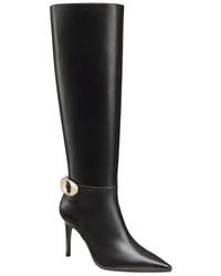 Stuart Weitzman - Stuart Power Buckle Leather Boot - Lyst