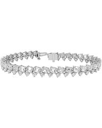 Lab Grown Diamonds - 14K 10.64 Ct. Tw. Lab-Grown Diamond Tennis Bracelet - Lyst