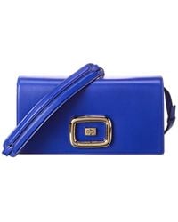 Roger Vivier - Viv' Choc Leather Shoulder Bag - Lyst