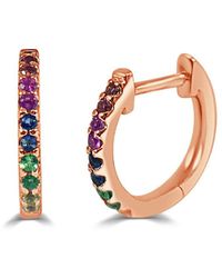 Sabrina Designs - 14K Rose 0.17 Ct. Tw. Sapphire Earrings - Lyst