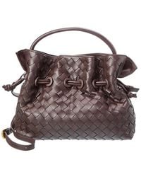 Tiffany & Fred Paris - Hand-Woven Leather Drawstring Satchel - Lyst