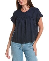 Splendid - Linen Blend Top - Lyst