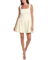 Avec Les Filles - Hip Flounce Midi Dress - Lyst