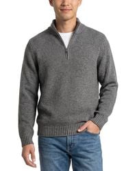 Vince - Wool & Cashmere-Blend 1/4-Zip Sweater - Lyst