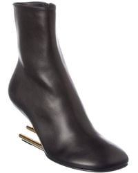Fendi - First Leather Bootie - Lyst