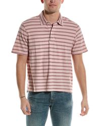 Save Khaki - Stripe Polo Shirt - Lyst