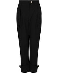 McQueen - Tapered Wool Cargo Trouser - Lyst