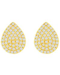 Suzy Levian - 14k 0.20 Ct. Tw. Diamond Pear Studs - Lyst