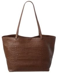Tiffany & Fred Paris - Croc-Embossed Leather Tote - Lyst
