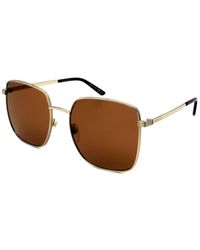 Gucci - Light Metal Oversized Square Sunglasses - Lyst
