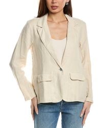 Bella Dahl - Easy Longline Linen Blazer - Lyst