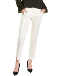 Max Mara Wool-blend Trouser - White