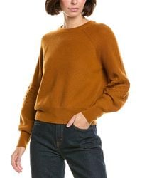 InCashmere - Mock Neck Wool & Cashmere-Blend Pullover - Lyst