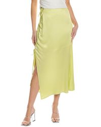 Nicholas - Lia Silk Midi Skirt - Lyst