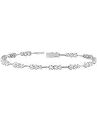 Lab Grown Diamonds - 14K 1.97 Ct. Tw. Lab-Grown Diamond Tennis Bracelet - Lyst